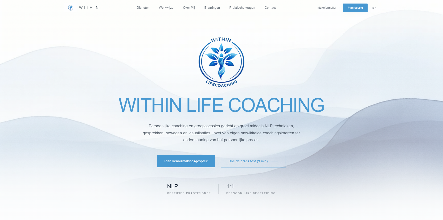 Within Lifecoaching — homepage screenshot