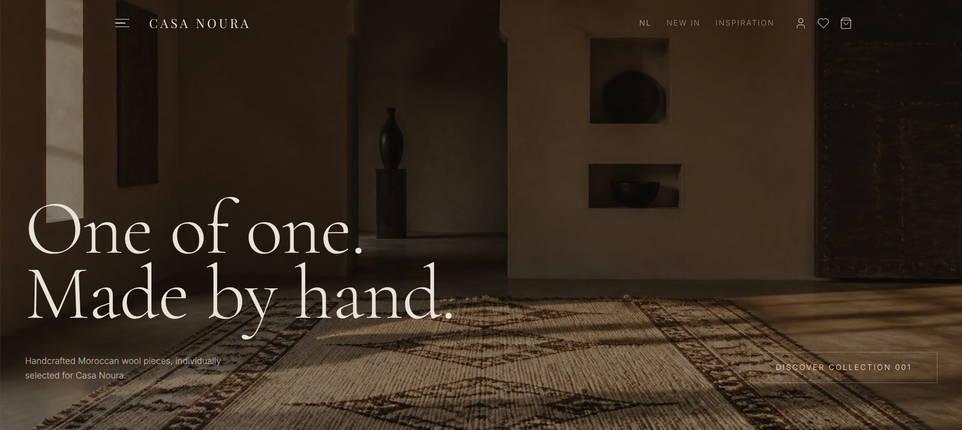 Casa Noura — homepage screenshot